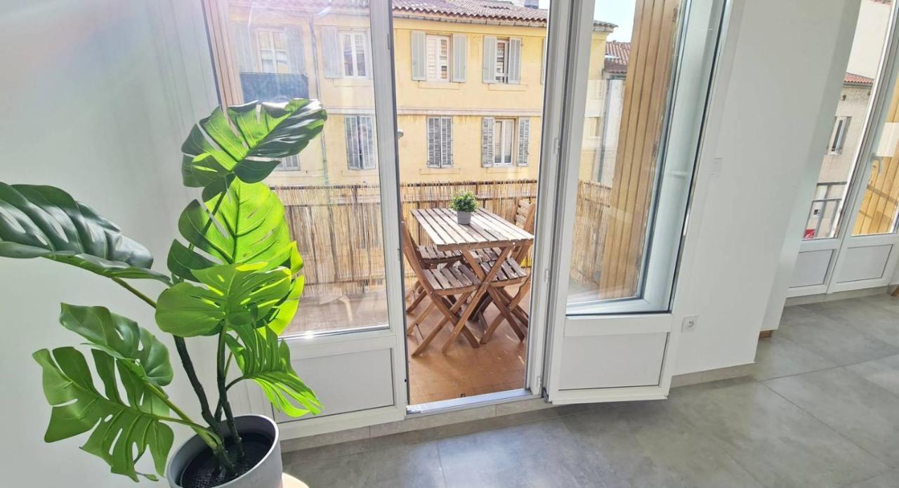 Maxbnb - T2 Balcon 50M2 - Climatise - Ouest - Toulon Bagian luar foto